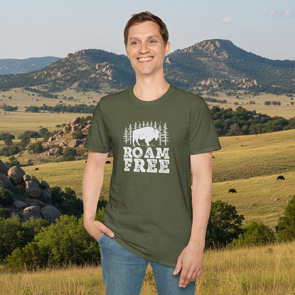 Roam Free Bison T-Shirt