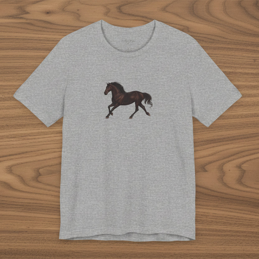 Dark Bay “Beauty”  Trotting Horse T-Shirt