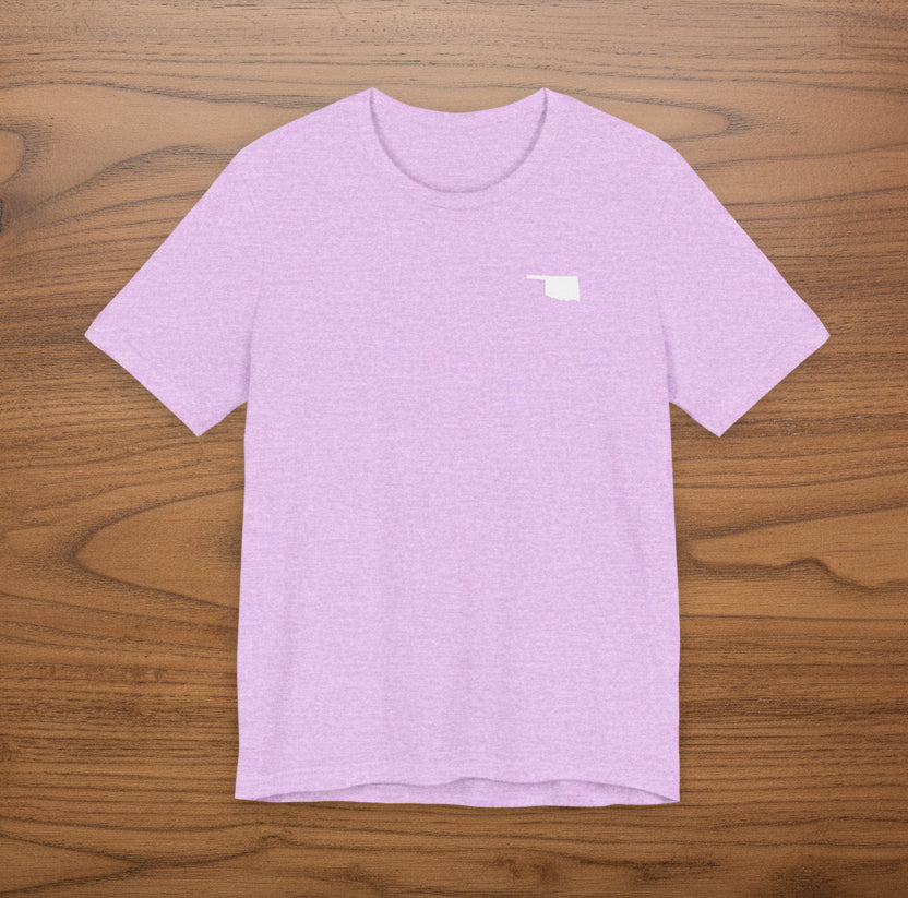 Oklahoma 'The Sooner State' Front & Back Graphic Tee