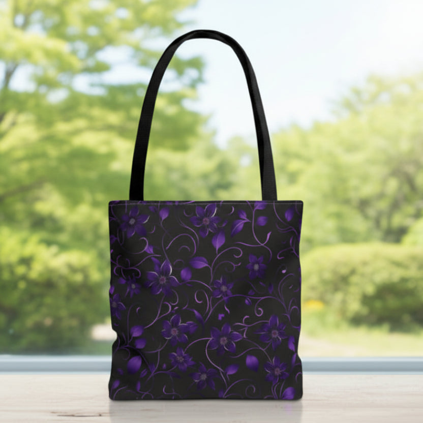 Violet Vine Tote Bag