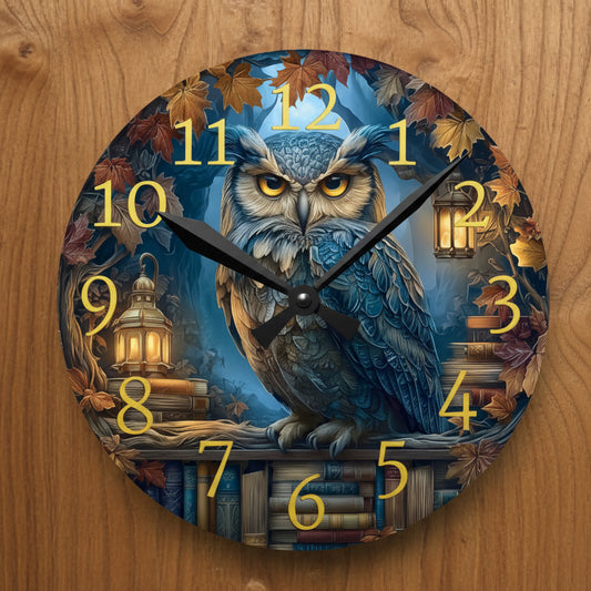The Wise Old Owl Clock