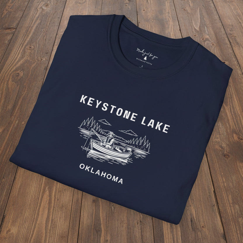 Keystone Lake Oklahoma Soft Style T-Shirt