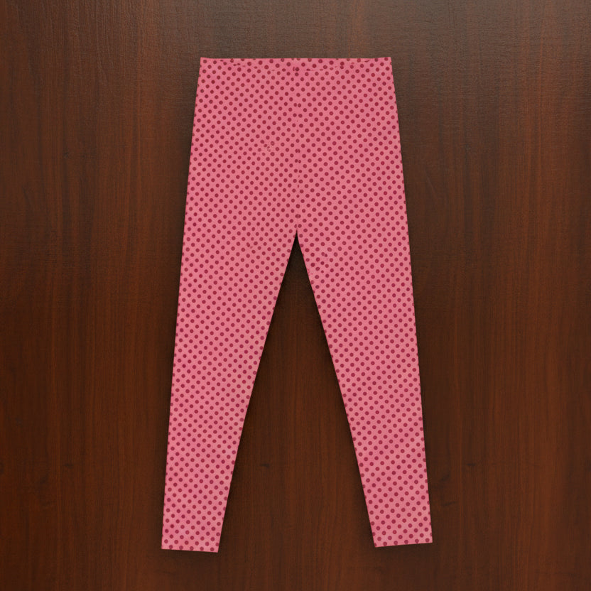 Pink Polka Dot Leggings