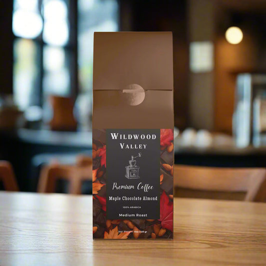 Maple Chocolate Almond Coffee Blend (Medium Roast) 12oz