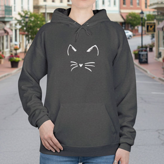 Cat Face Hoodie