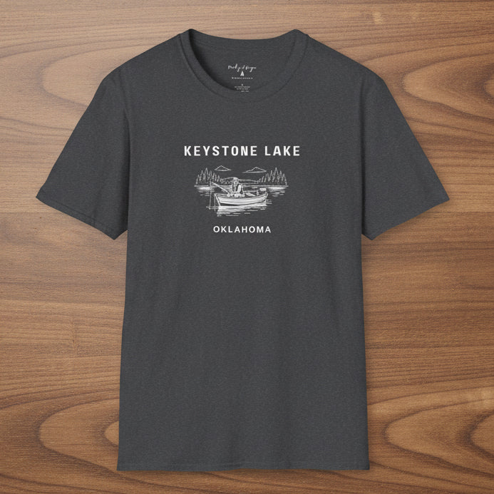 Keystone Lake Oklahoma Soft Style T-Shirt