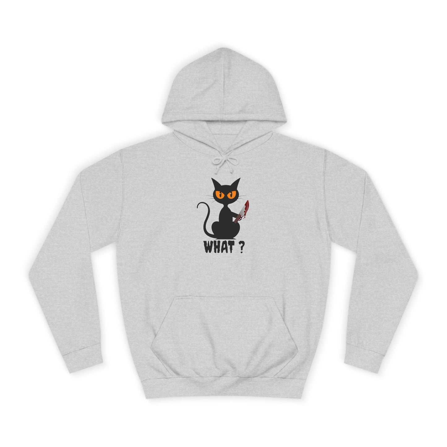 What? Black Cat Hoodie
