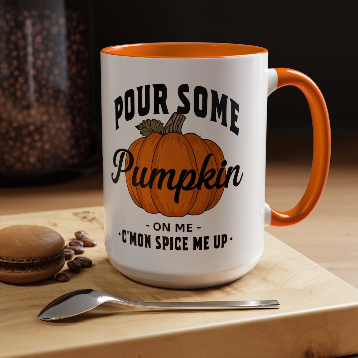 Pour Some Pumpkin on Me Accent Mug