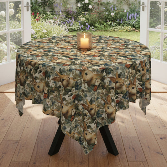 Woodland Bunnies Tablecloth