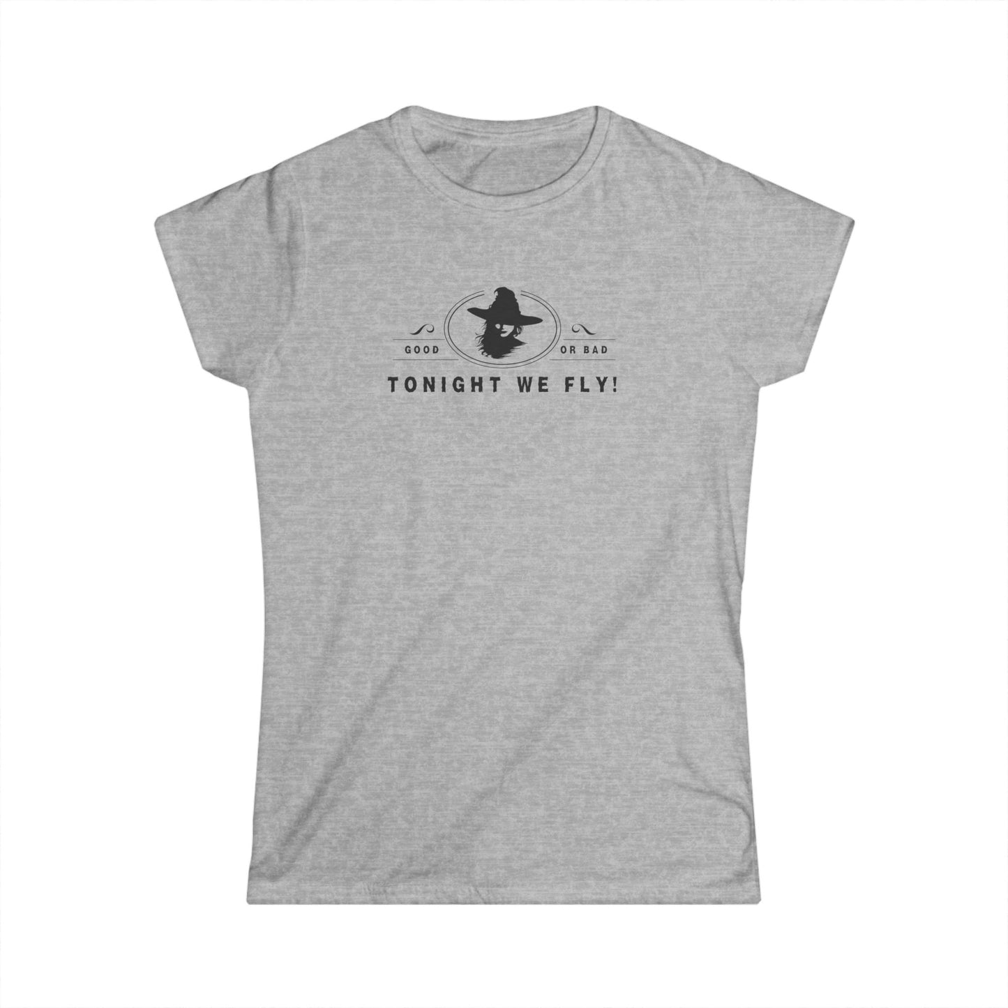 Tonight We Fly Halloween Witch Tee