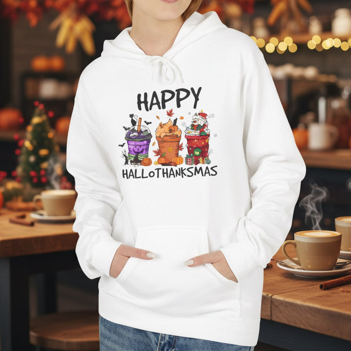 Happy Hallothanksmas Hoodie