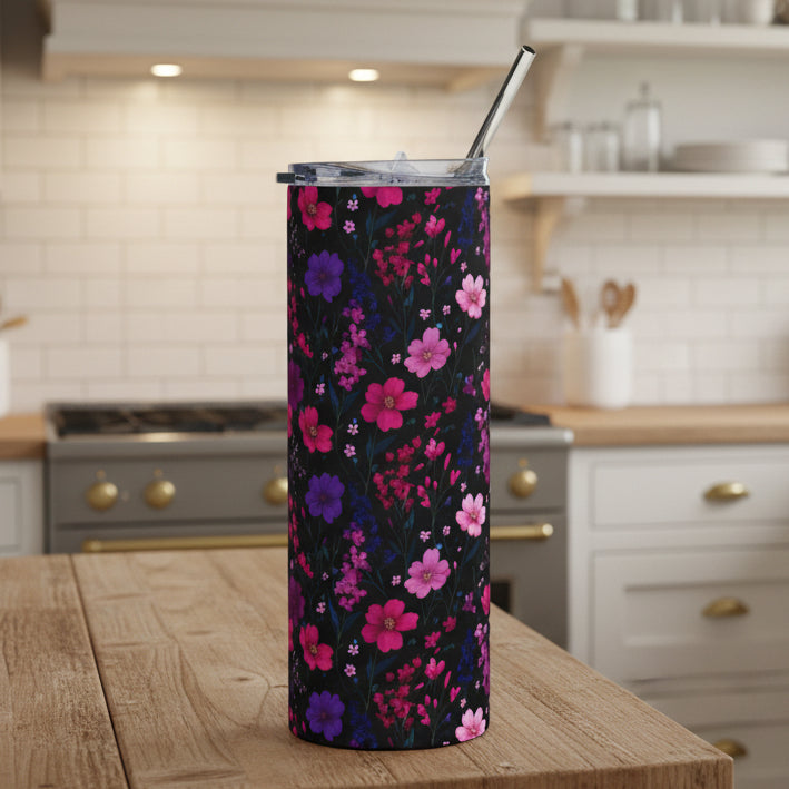 Floral Art 20oz Stainless Steel Tumbler