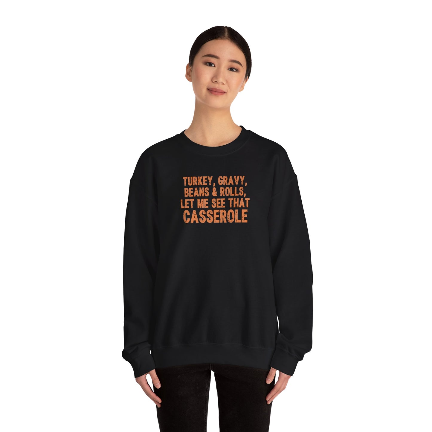 Turkey, Gravy, Beans & Rolls Crewneck Sweatshirt
