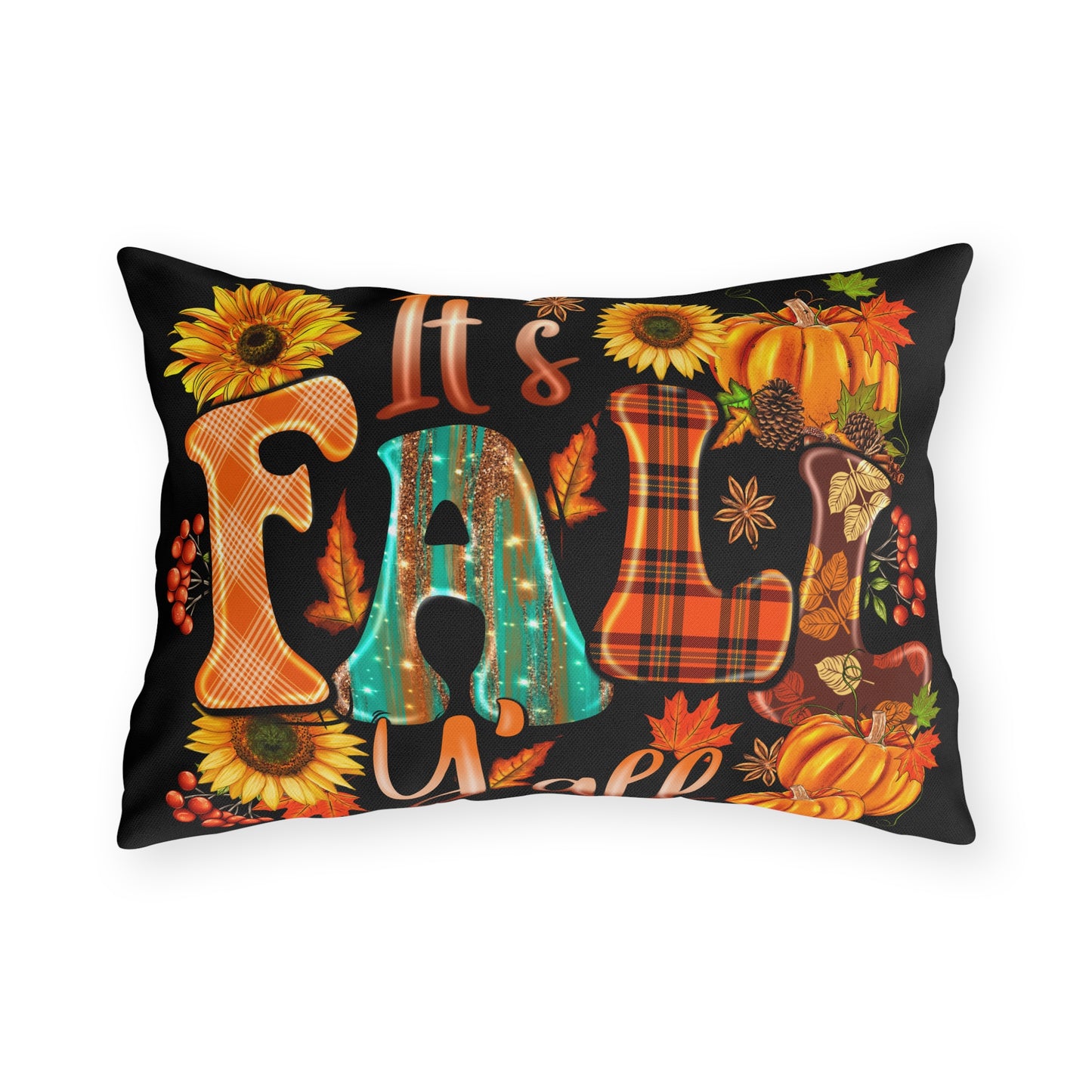 It's Fall Ya'll Outdoor Pillow