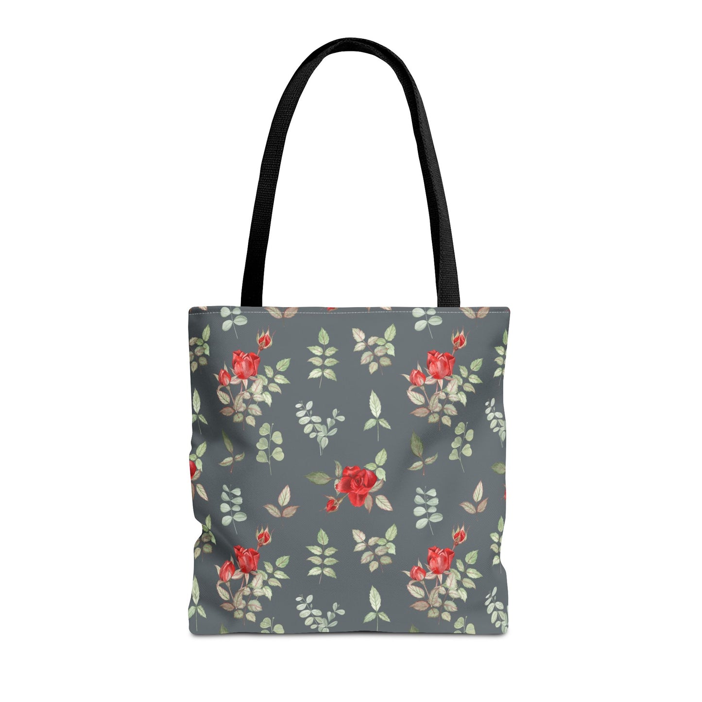 Floral Rose Pattern Tote Bag