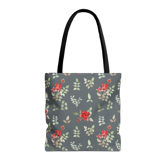 Floral Rose Pattern Tote Bag