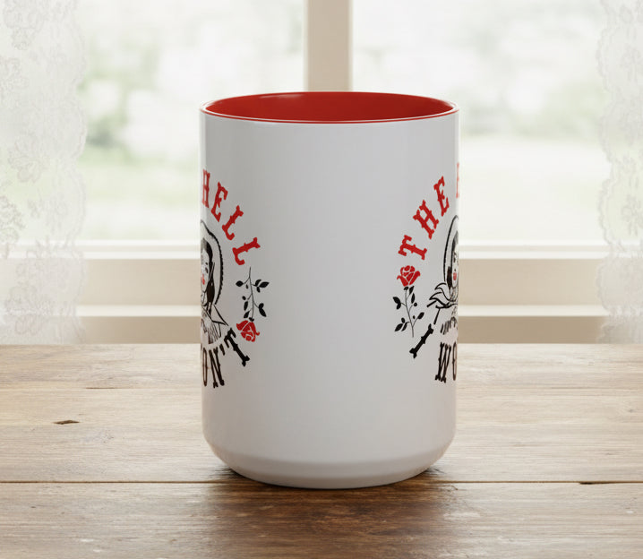 The Hell Won’t Retro Rosie-Style 15oz Accent Mug