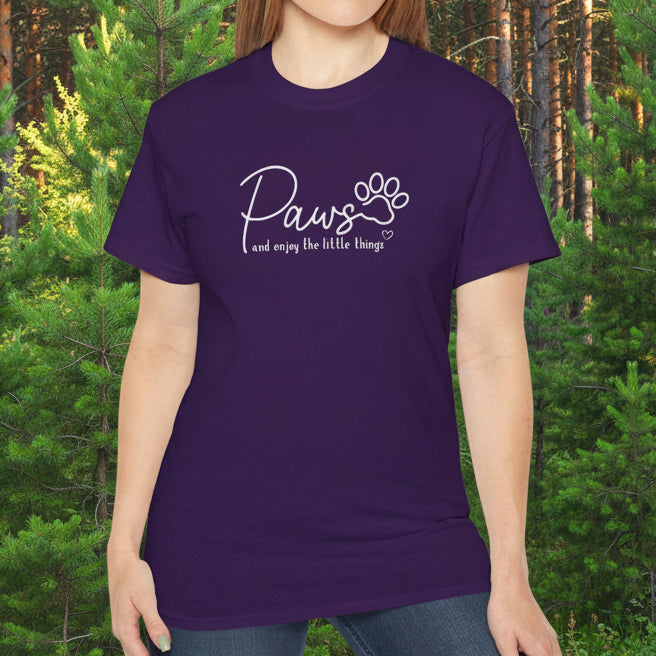 Paws And Enjoy The Little Things T‑Shirt