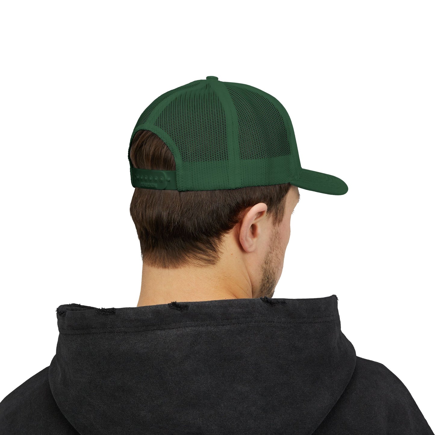 Oklahoma Black Embroidered Mesh Back Baseball Cap