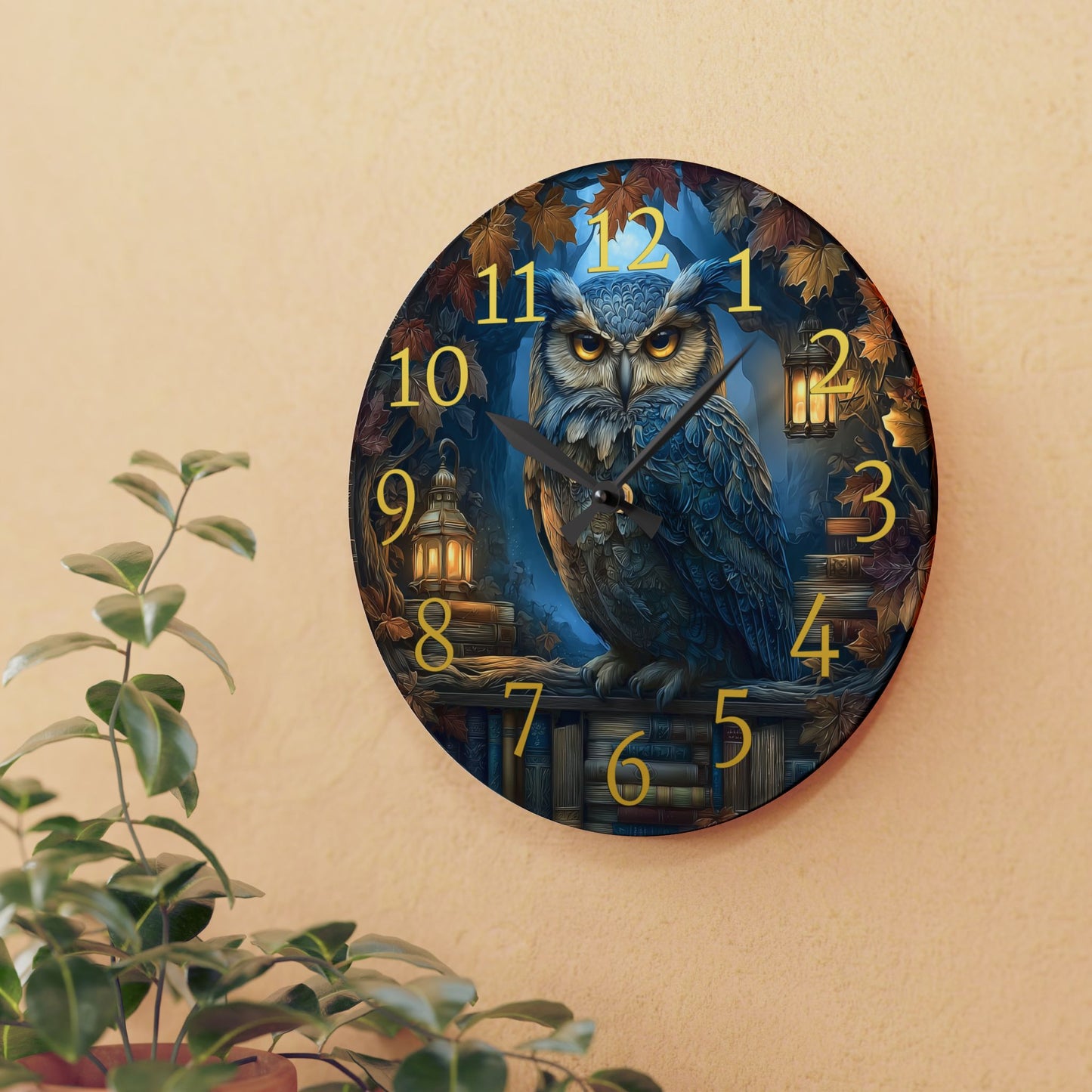 The Wise Old Owl Clock