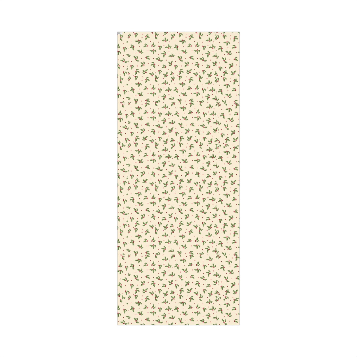Holly & Berries Christmas Gift Wrap Paper