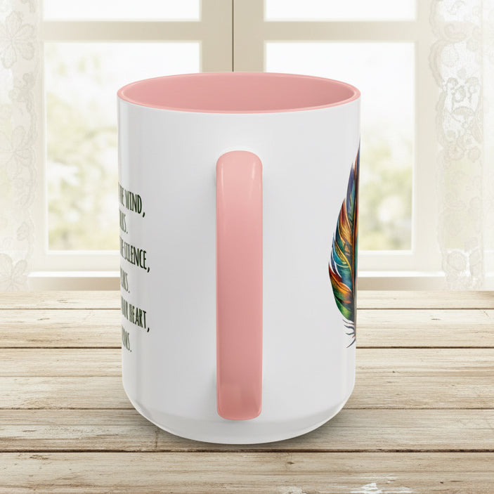 Listen to the Wind 15oz Accent Mug