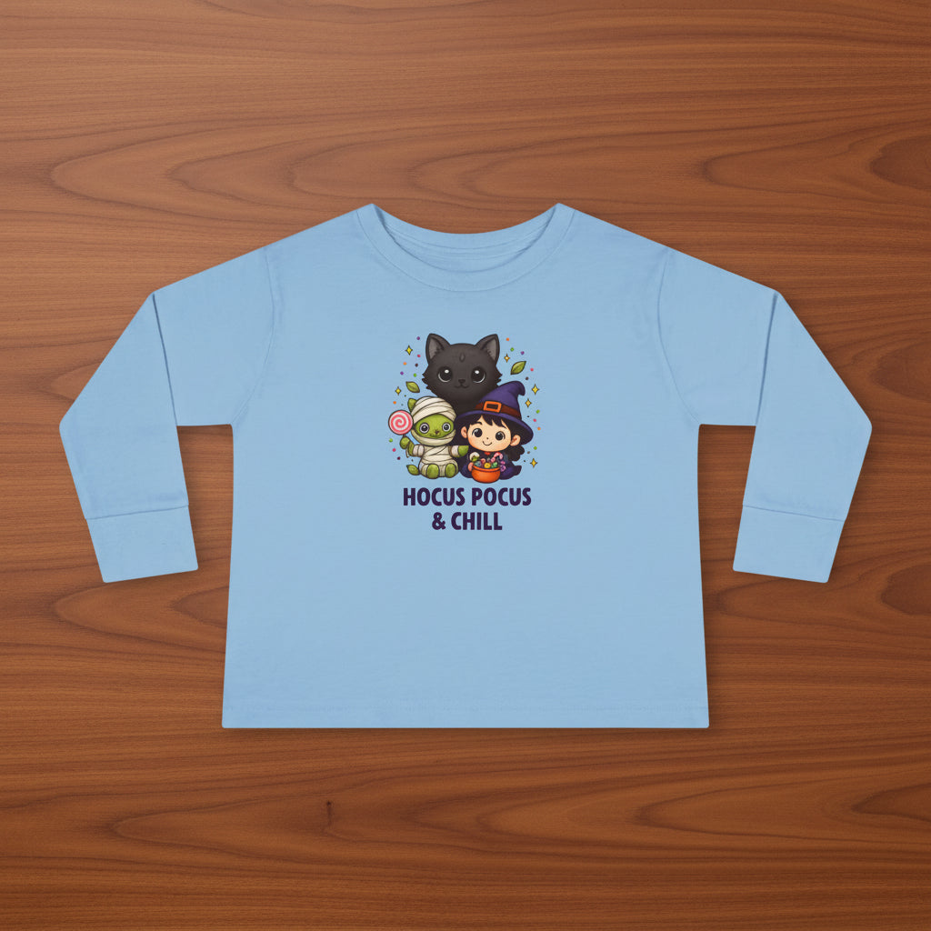 Hocus Pocus & Chill Toddler Long Sleeve T-shirt