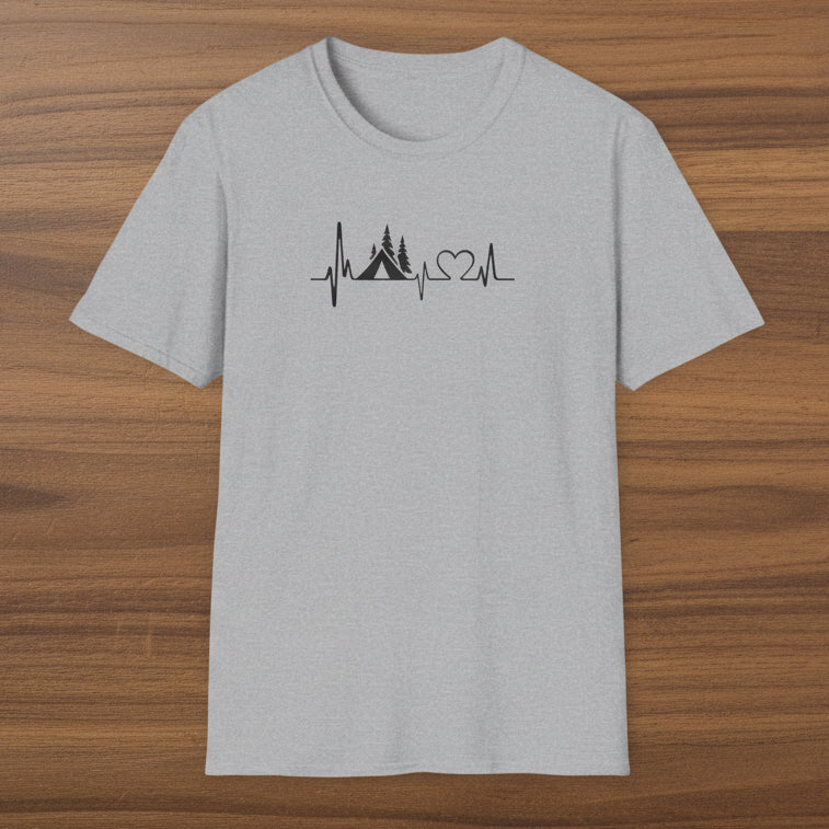 Camping Heartbeat T-Shirt