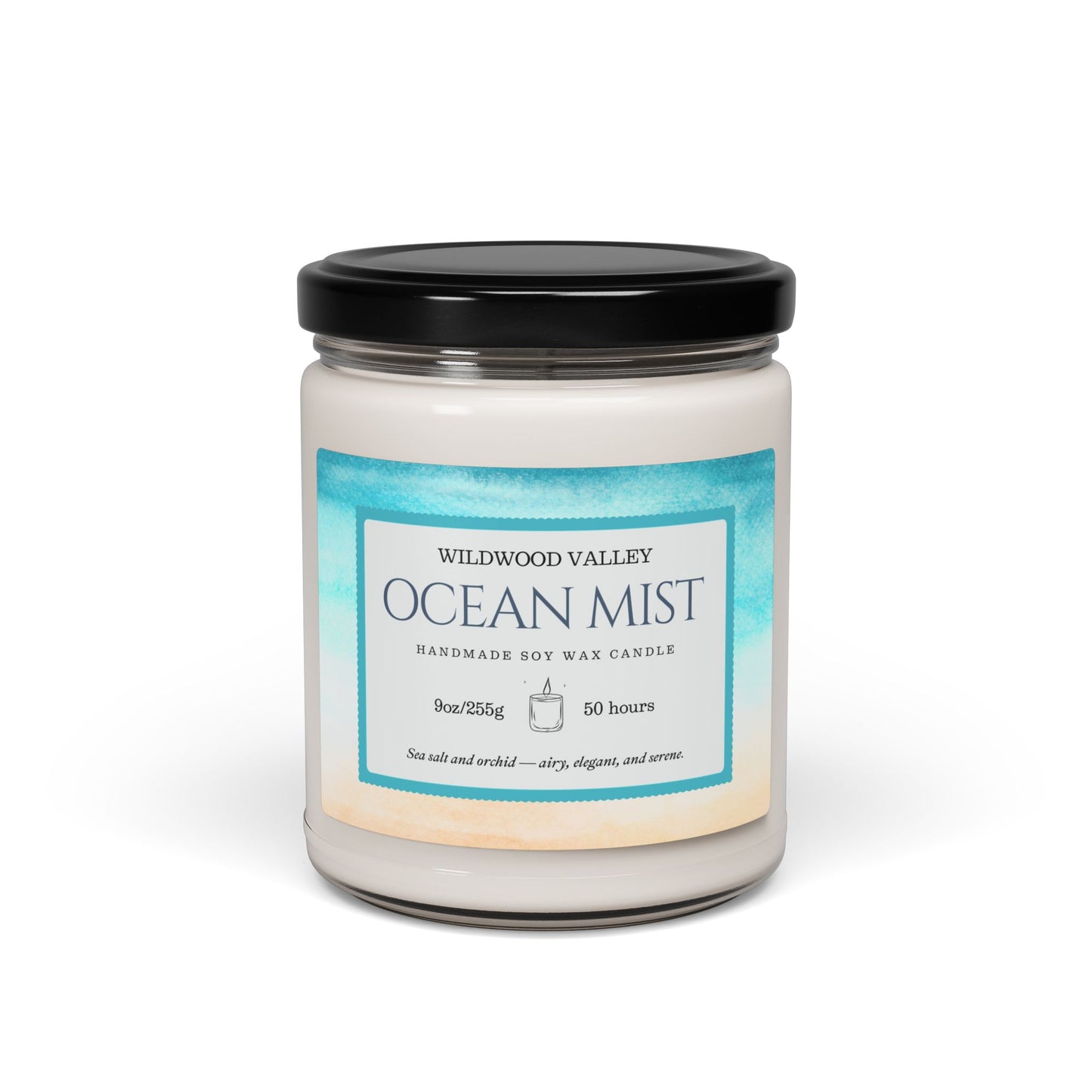 Ocean Mist Scented Soy Candle