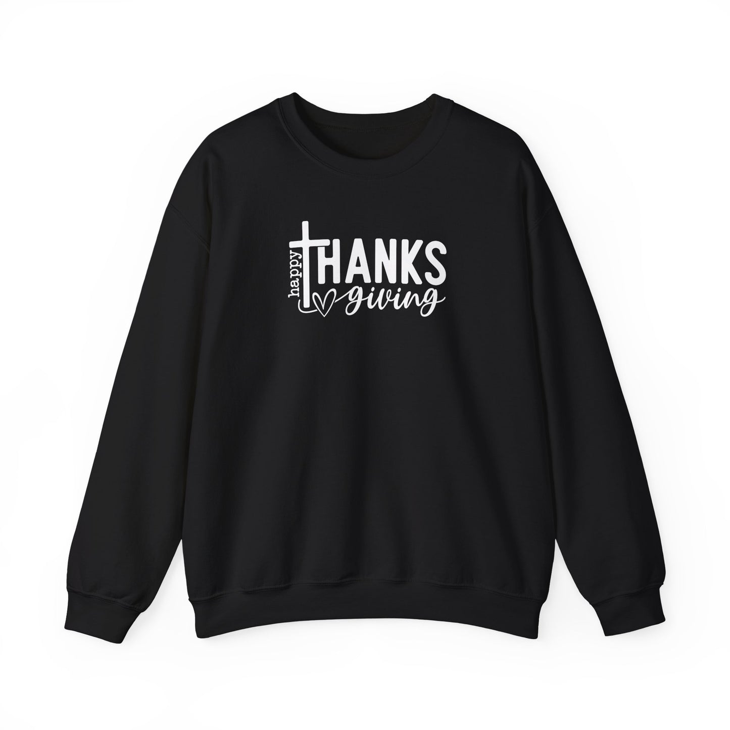 Happy Thanksgiving Faith Crewneck Sweatshirt