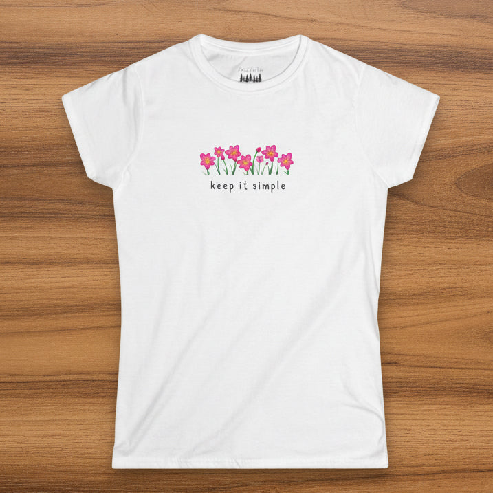 Keep It Simple Floral Tee