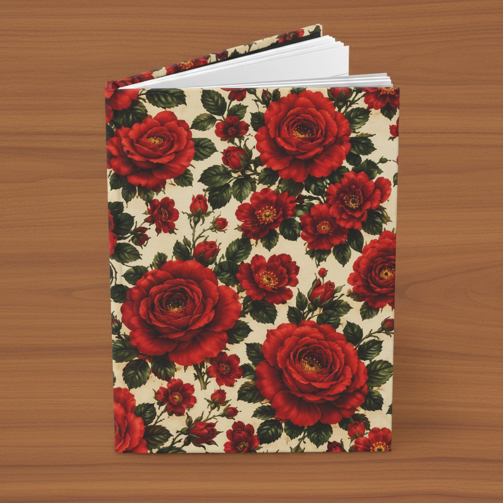 Riverfront Roses Hardcover Journal