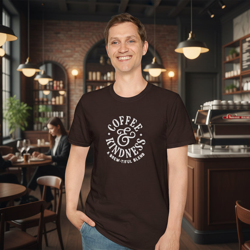 Coffee & Kindness a Brew-tiful Blend T-shirt