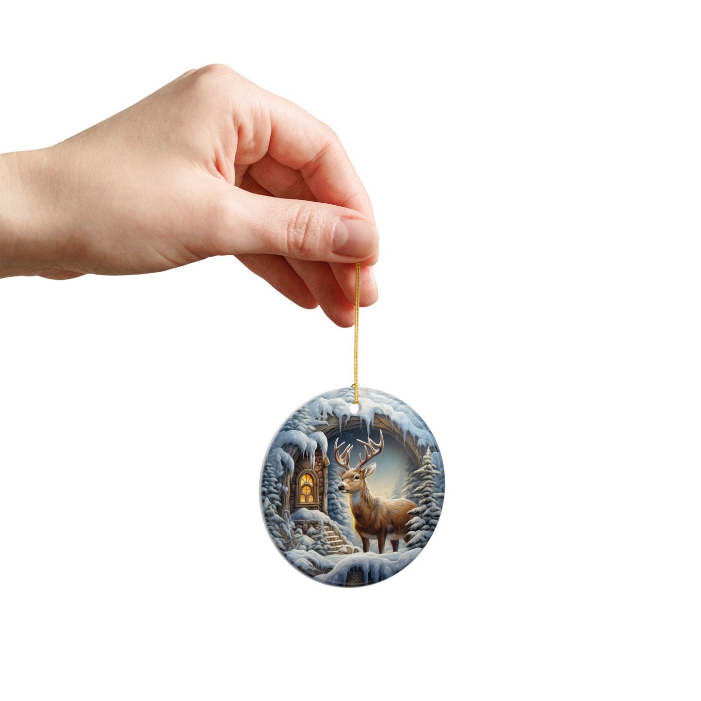 Winter Haven Ceramic Christmas Ornament