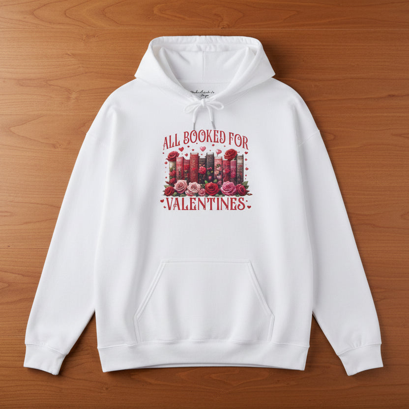 All Booked for Valentines Hoodie