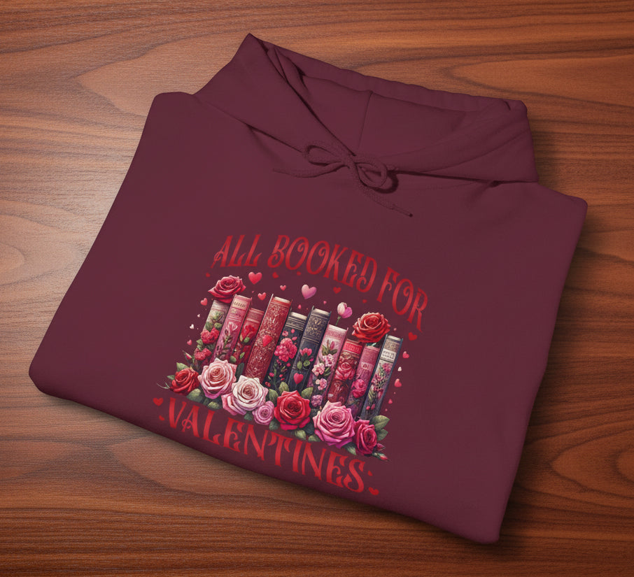 All Booked for Valentines Hoodie