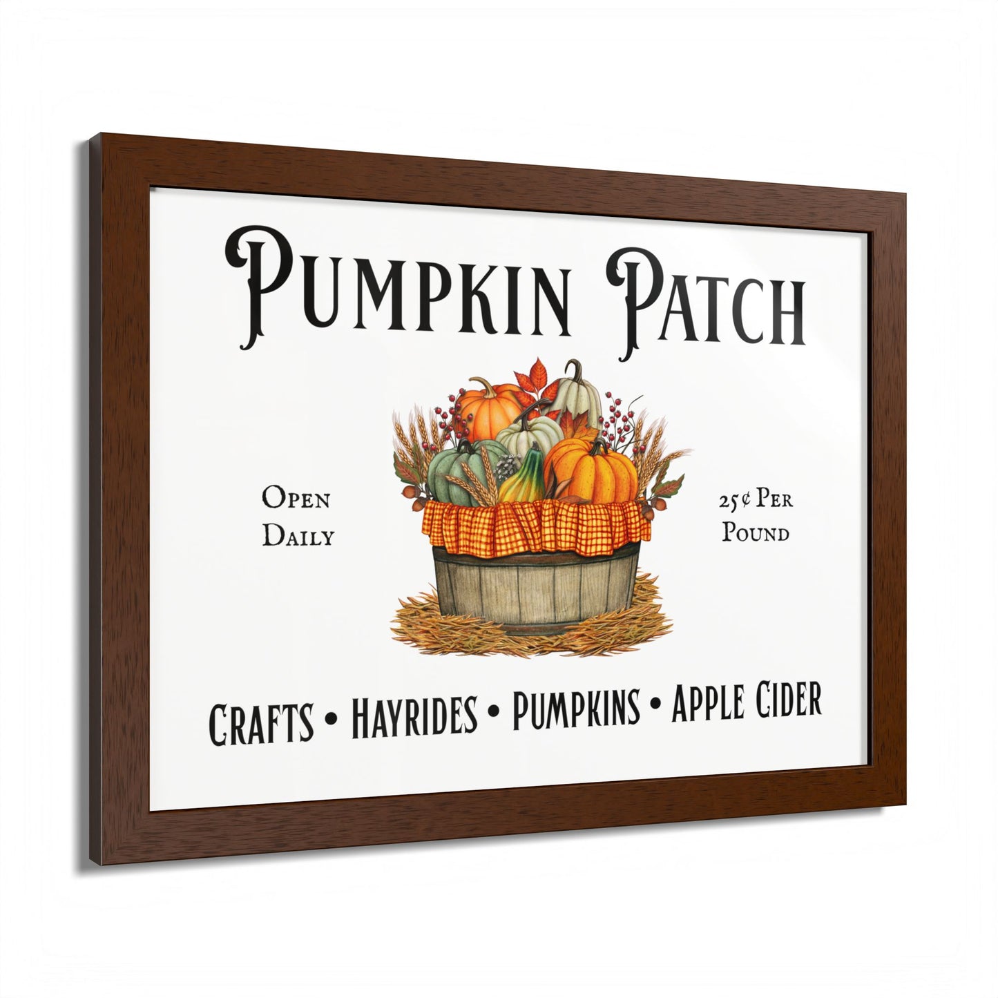 Pumpkin Patch – Autumn Harvest Wall Art