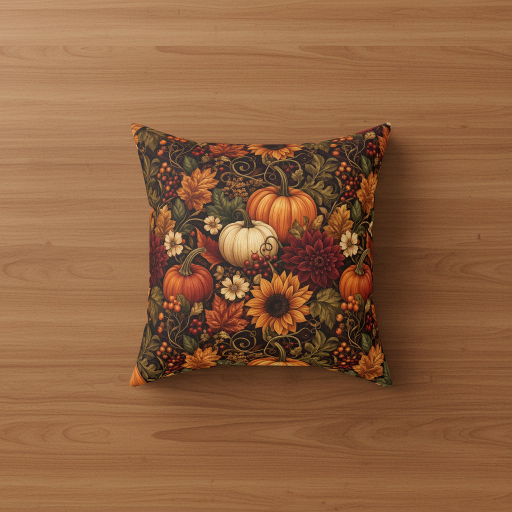 Wildwood Harvest Bloom Faux Suede Pillow