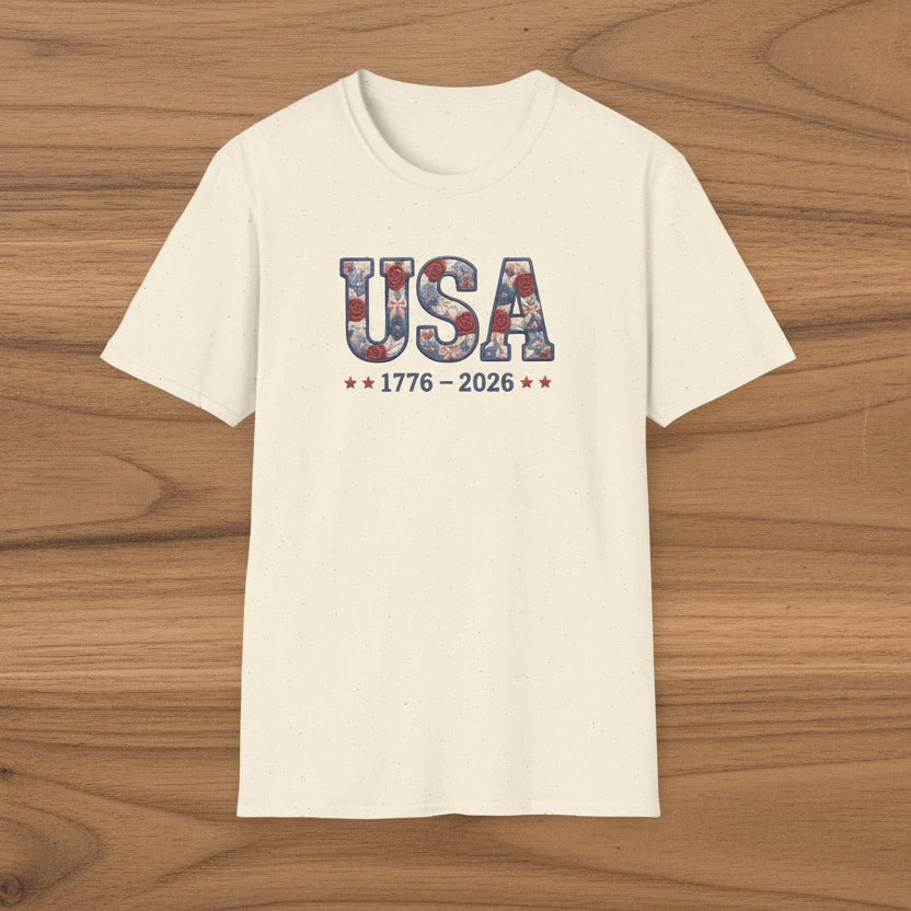 USA 1776-2026 Patriotic T-Shirt