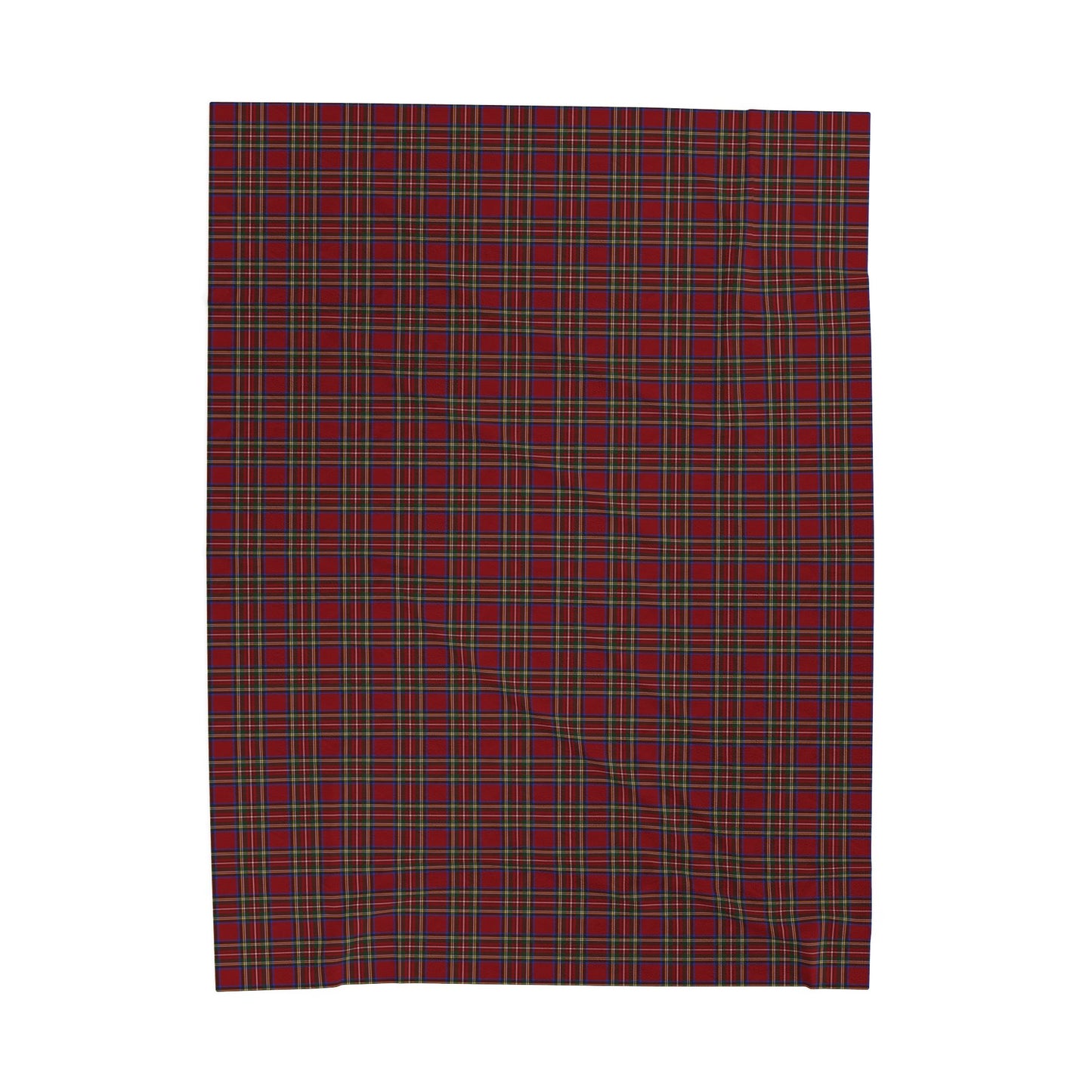 Christmas Eve Plaid Velveteen Plush Blanket