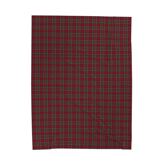 Christmas Eve Plaid Velveteen Plush Blanket
