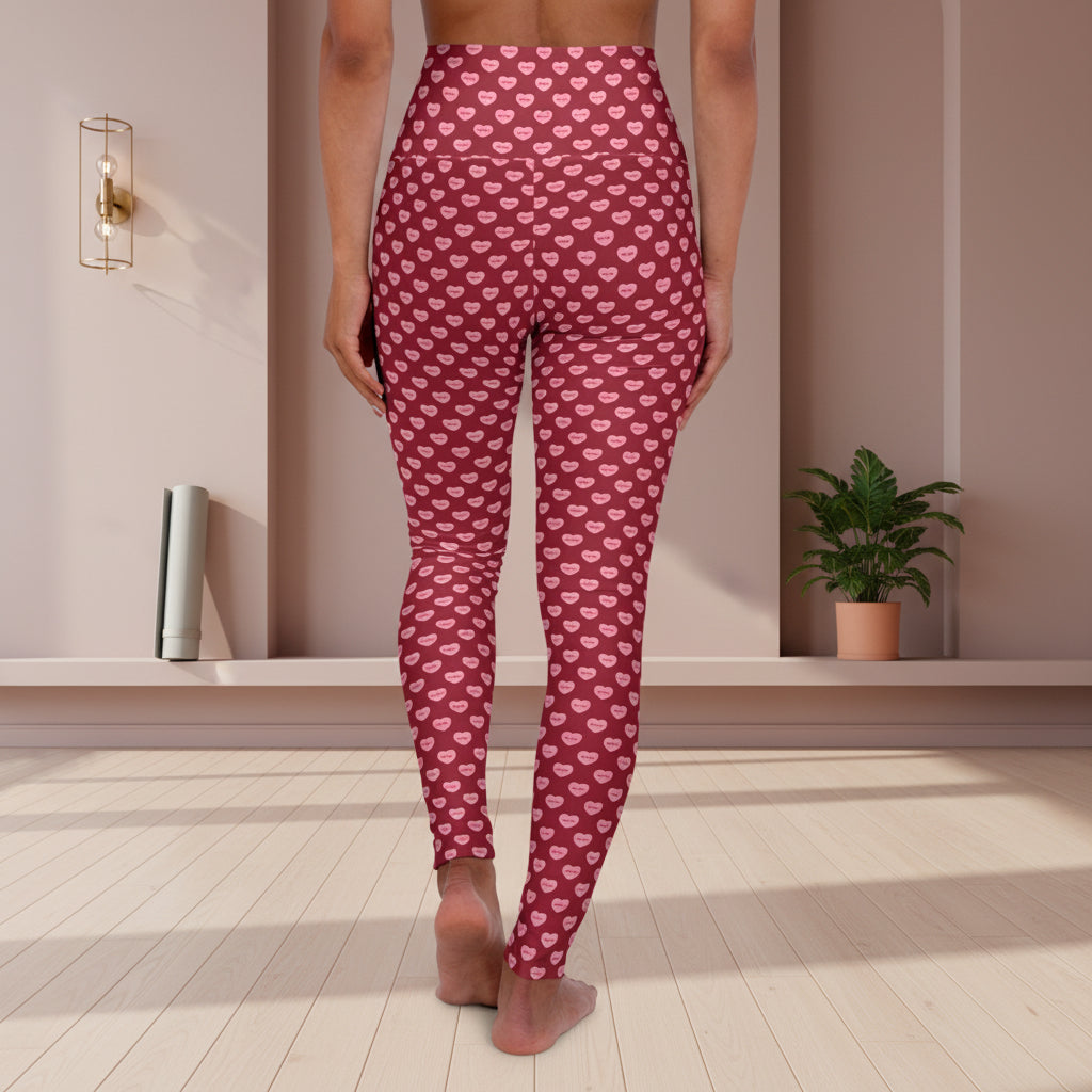 Valentine Conversation Hearts Leggings