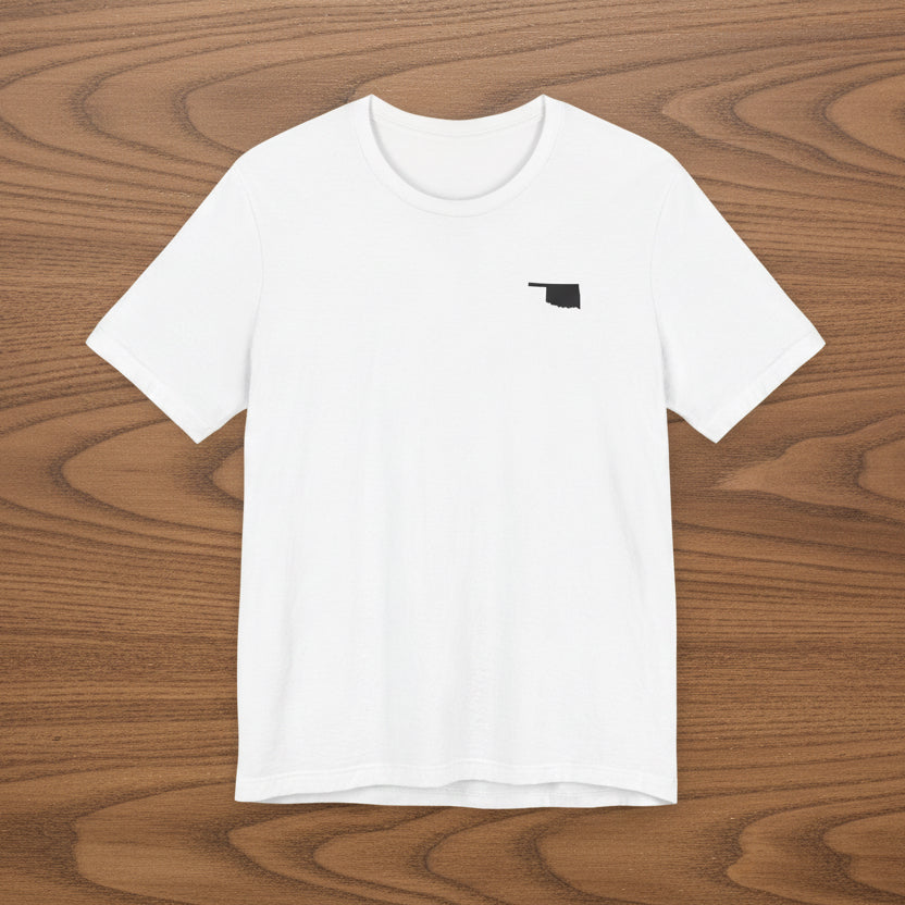 Oklahoma 'The Sooner State' Front & Back Graphic Tee