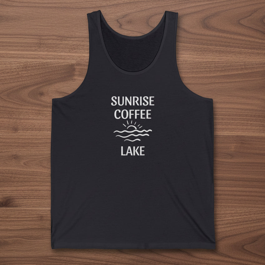 Sunrise Coffee Lake Tank Top