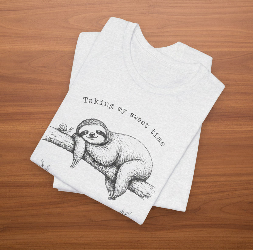 Sloth “Taking My Sweet Time to Find Inner Peace" Tshirt