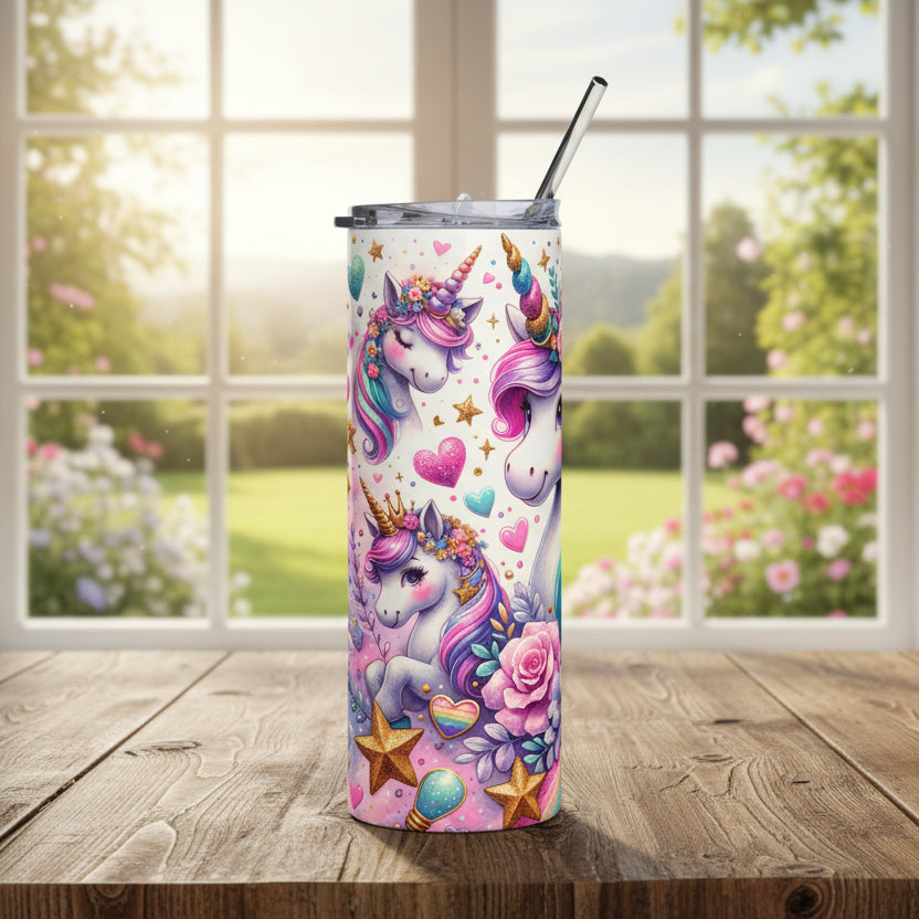 Kids Unicorn 20oz Stainless Tumbler