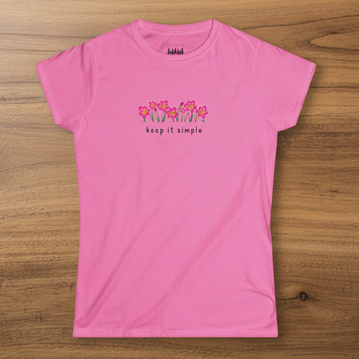 Keep It Simple Floral Tee