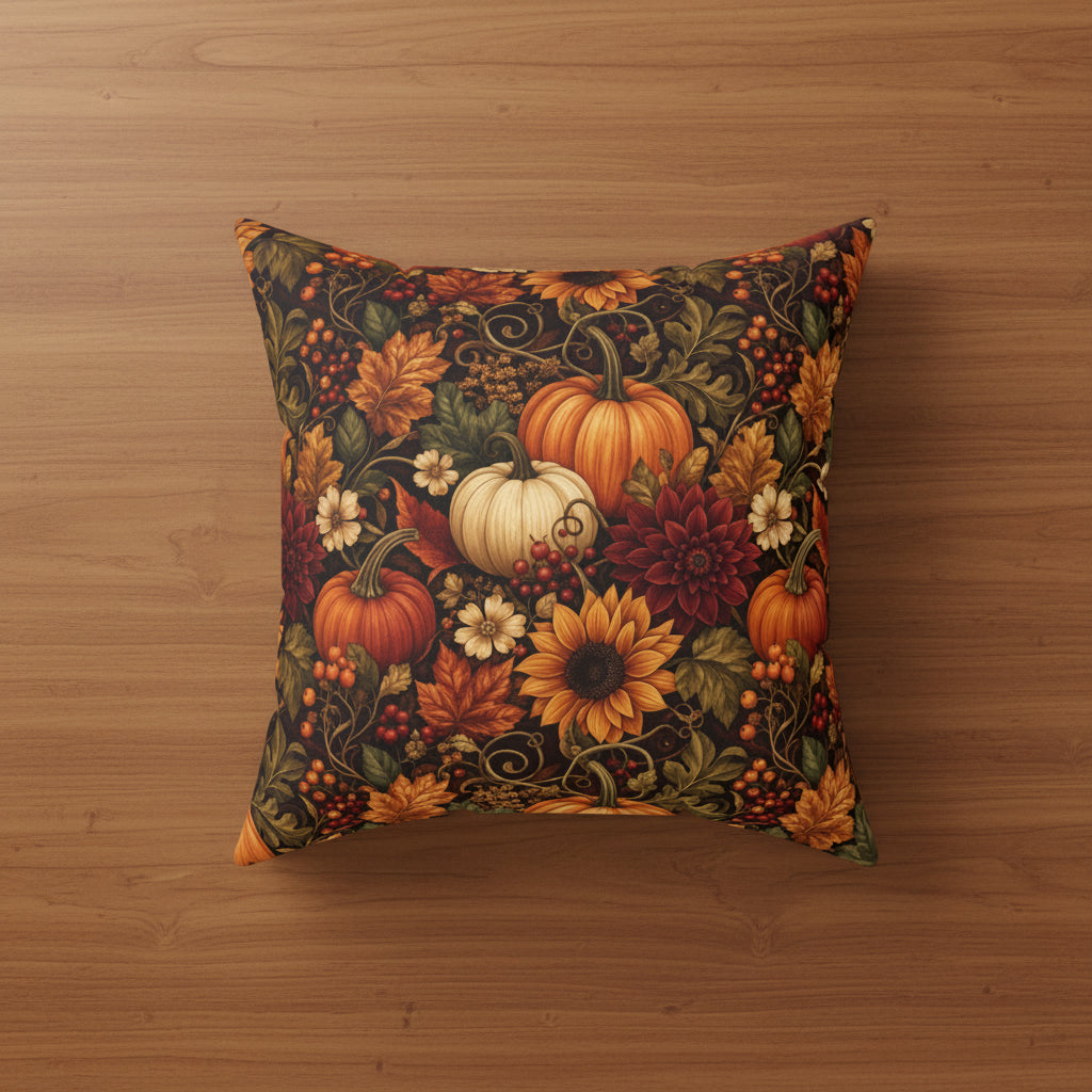 Wildwood Harvest Bloom Faux Suede Pillow