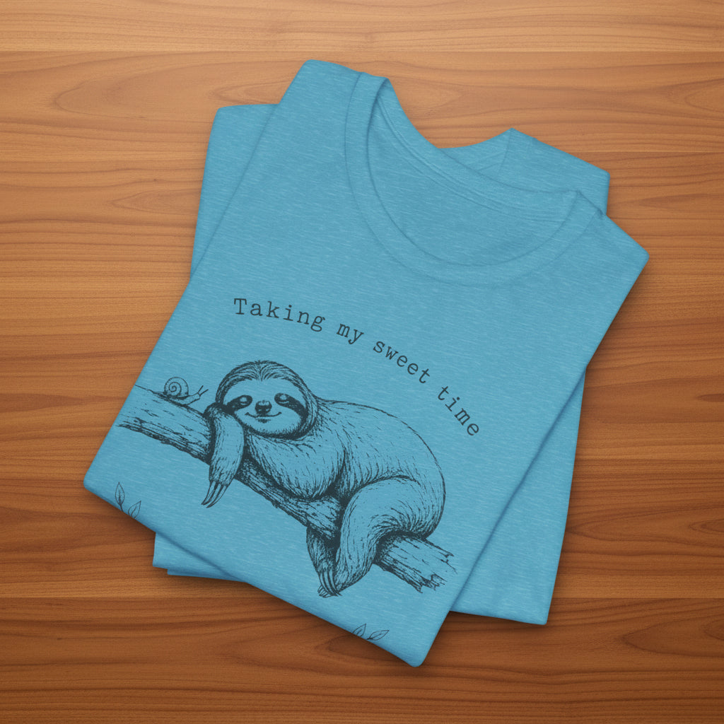 Sloth “Taking My Sweet Time to Find Inner Peace" Tshirt