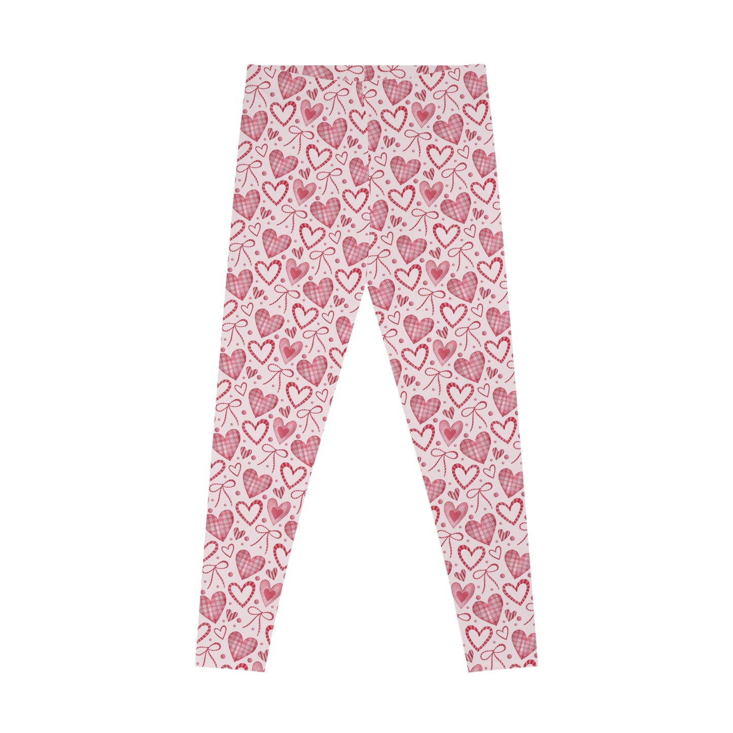 Pink Hearts & Ribbons Leggings
